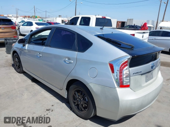 2015 Toyota Prius Four with VIN JTDKN3DU1F1986165, listed as a IAAI auction lot 42281036 with 212,838 mi miles and . Bid and sale history available at DreamBid. Image 3.