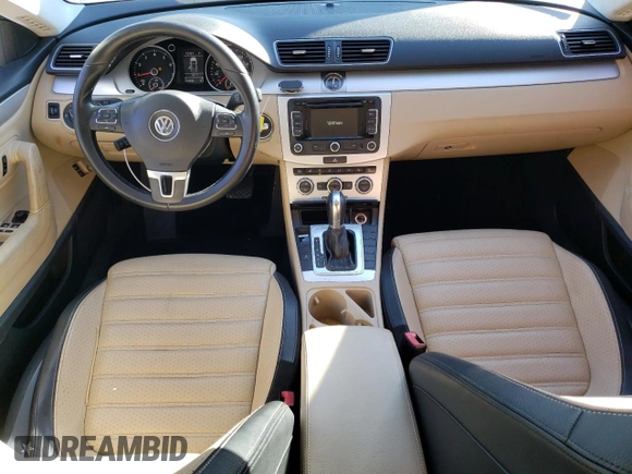 2014 Volkswagen CC Sport with VIN WVWBN7AN4EE525005, listed as a Copart auction lot 41372125 with 104,646 mi miles and Salvage Title. Bid and sale history available at carsss.com. Image 8.