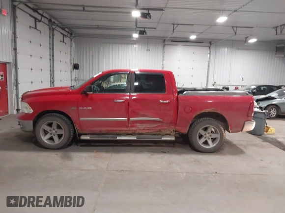 2010 Dodge 1500 SLT with VIN 1D7RV1CT3AS193258, listed as a IAAI auction lot 41854144 with 190,507 mi miles and . Bid and sale history available at DreamBid. Image 14.