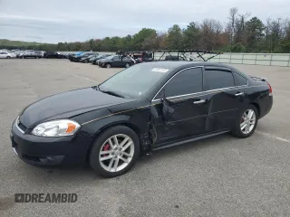 2014 Chevrolet Impala LTZ with VIN 2G1WC5E35E1107633, listed as a Copart auction lot 61047115 with 95,200 mi miles and Salvage title. Bid and sale history available at DreamBid. Image 1.
