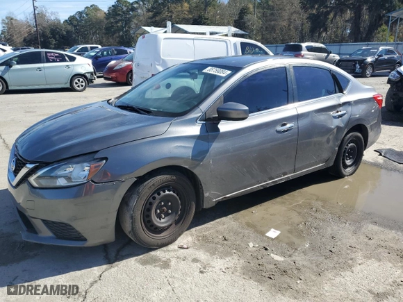 2019 Nissan Sentra S with VIN 3N1AB7APXKY356325, listed as a Copart auction lot 85759084 with 153,564 mi miles and Salvage Title. Bid and sale history available at carsss.com. Image 1.