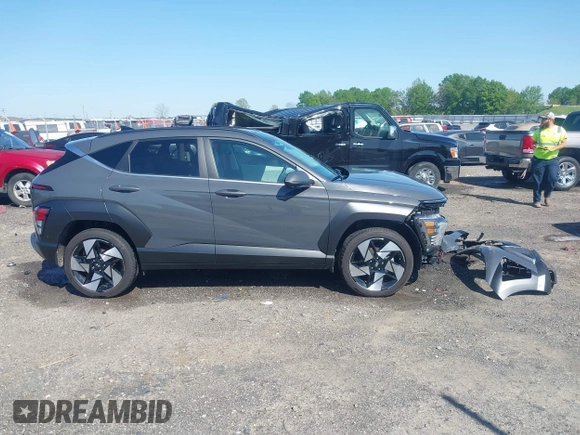 2025 Hyundai Kona Limited with VIN KM8HECA37SU190630, listed as a IAAI auction lot 41973164 with 6,850 mi miles and . Bid and sale history available at carsss.com. Image 13.