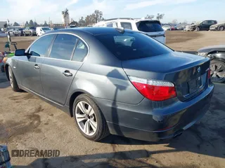 2009 BMW 5 Series 528i with VIN WBANU53519C118596, listed as a IAAI auction lot 41482725 with 130,975 mi miles and . Bid and sale history available at carsss.com. Image 3.