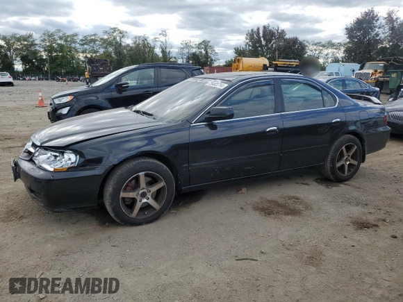 2002 Acura TL w/Navigation with VIN 19UUA56742A004275, listed as a Copart auction lot 75403714 with 254,021 mi miles and Salvage Title. Bid and sale history available at carsss.com. Image 1.