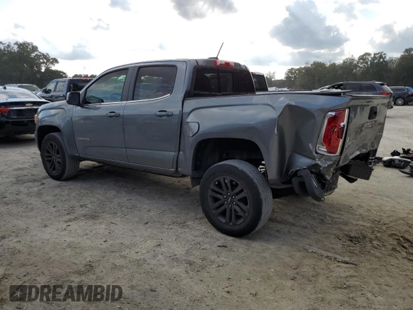 2020 GMC Canyon 2WD SLE with VIN 1GTG5CEN9L1118892, listed as a Copart auction lot 43500175 with 53,587 mi miles and Salvage Title. Bid and sale history available at carsss.com. Image 2.