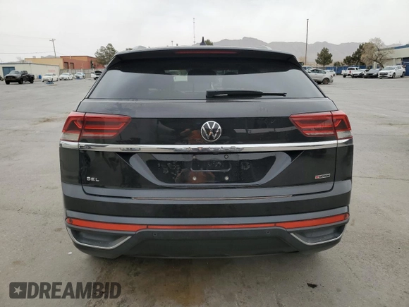 2020 Volkswagen Atlas SEL with VIN 1V2MC2CA9LC206962, listed as a Copart auction lot 51628335 with 47,166 mi miles and Salvage title. Bid and sale history available at DreamBid. Image 6.