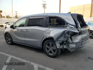 2022 Honda Odyssey EX with VIN 5FNRL6H54NB030743, listed as a Copart auction lot 42062815 with 42,294 mi miles and Salvage Title. Bid and sale history available at DreamBid. Image 2.