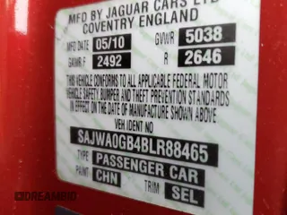 2011 Jaguar XF Premium with VIN SAJWA0GB4BLR88465, listed as a Copart auction lot 86172224 with 115,179 mi miles and Non repairable. Bid and sale history available at DreamBid. Image 12.