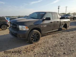 2018 Ram 1500 Express with VIN 1C6RR6FT6JS216921, listed as a Copart auction lot 52891955 with 143,371 mi miles and Salvage title. Bid and sale history available at DreamBid. Image 1.