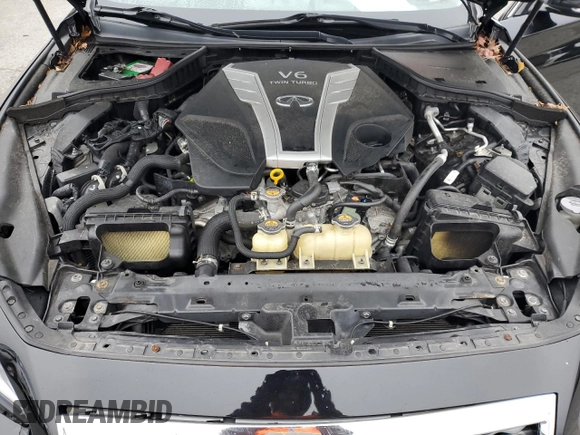 2017 Infiniti Q50 3.0t Sport with VIN JN1EV7ARXHM830246, listed as a Copart auction lot 85226954 with 0 mi miles and Salvage Title. Bid and sale history available at carsss.com. Image 12.