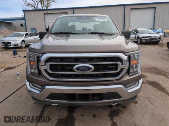 2021 Ford F-150 XL with VIN 1FTFW1E83MFC80304, listed as a Copart auction lot 51306395 with 46,446 mi miles and Salvage Title. Bid and sale history available at carsss.com. Image 5.