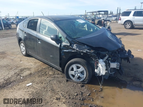 2011 Toyota Prius I with VIN JTDKN3DU9B0302351, listed as a IAAI auction lot 41833063 with 93,635 mi miles. Bid and sale history available at carsss.com. Image 1.