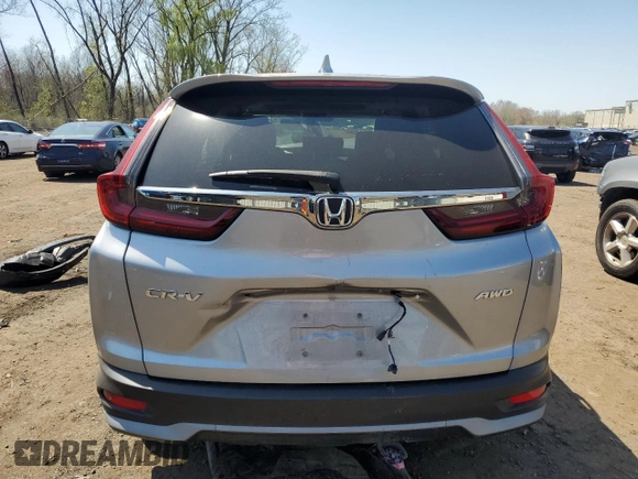 2020 Honda CR-V EX with VIN 2HKRW2H57LH650193, listed as a Copart auction lot 54216335 with 40,823 mi miles and Salvage Title. Bid and sale history available at DreamBid. Image 6.