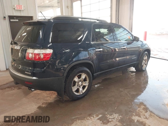 2007 GMC Acadia SLT with VIN 1GKEV33707J103414, listed as a IAAI auction lot 41221610 with 165,089 mi miles. Bid and sale history available at carsss.com. Image 4.