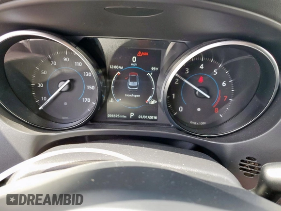 2018 Jaguar F-Pace 30t Premium with VIN SADCJ2GX5JA203801, listed as a Copart auction lot 61628395 with 98,595 mi miles and Clean title. Bid and sale history available at DreamBid. Image 9.