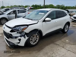 2021 Ford Escape SE with VIN 1FMCU0G66MUA00137, listed as a Copart auction lot 56132815 with 34,724 mi miles and Salvage title. Bid and sale history available at DreamBid. Image 1.