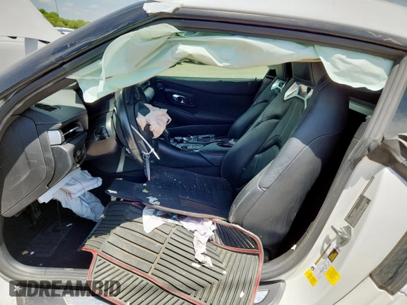 2020 Toyota Supra 3.0 with VIN WZ1DB4C04LW032225, listed as a Copart auction lot 57639875 with Not provided miles and Salvage title. Bid and sale history available at DreamBid. Image 7.