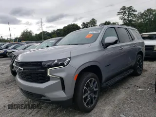 2024 Chevrolet Tahoe z VIN 1GNSCRKT3RR301857, wystawiony jako Copart lot #70279964 z przebiegiem 2 980 mil mil oraz Szkoda całkowita • Salvage title. Historia ofert i sprzedaży dostępna na DreamBid. Obrazek 1.