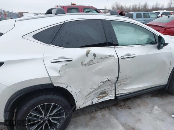 2025 Lexus NX with VIN JTJGKCEZ0S5024240, listed as a IAAI auction lot 41639711 with 9,449 mi miles. Bid and sale history available at carsss.com. Image 6.