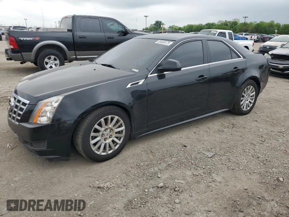 2013 Cadillac CTS Luxury with VIN 1G6DE5E57D0169803, listed as a Copart auction lot 56468475 with 165,868 mi miles and Salvage title. Bid and sale history available at DreamBid. Image 1.