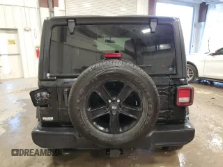 2022 Jeep Wrangler Unlimited Sport with VIN 1C4HJXDN9NW264238, listed as a Copart auction lot 87304774 with 33,217 mi miles and Salvage Title. Bid and sale history available at DreamBid. Image 6.