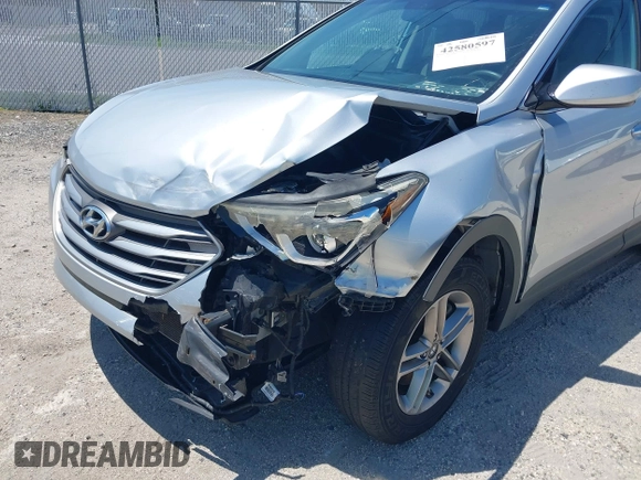 2017 Hyundai Santa Fe 2.4L with VIN 5XYZU3LB7HG407524, listed as a IAAI auction lot 42580597 with 117,311 mi miles and . Bid and sale history available at DreamBid. Image 6.