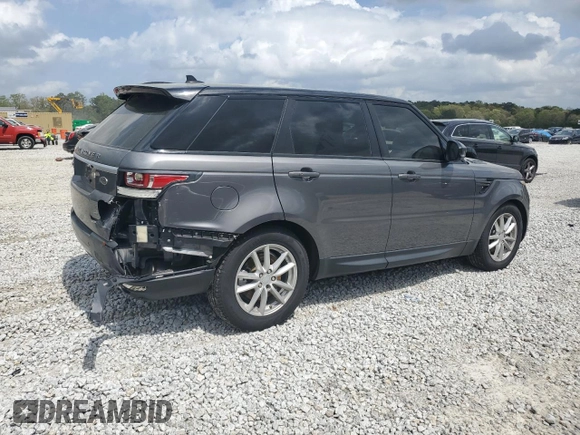 2016 Land Rover Range Rover Sport V6 SE with VIN SALWG2VF0GA651625, listed as a Copart auction lot 51326445 with 127,409 mi miles and Salvage Title. Bid and sale history available at carsss.com. Image 3.