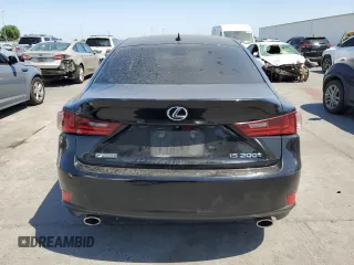 2016 Lexus IS 200t with VIN JTHBA1D23G5037868, listed as a Copart auction lot 60637515 with 110,397 mi miles and Salvage title. Bid and sale history available at DreamBid. Image 6.