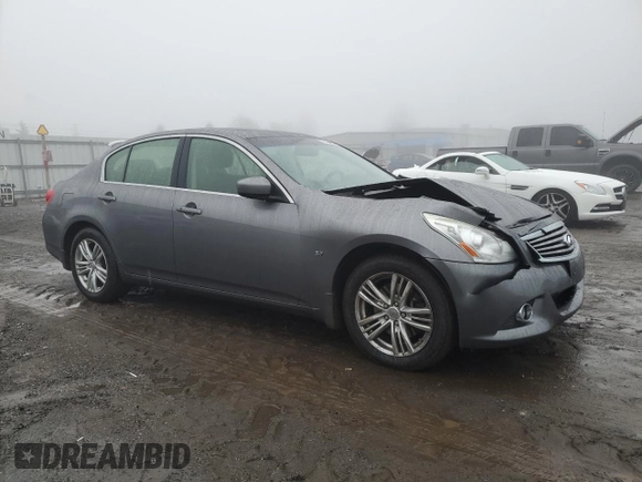 2015 Infiniti Q40 with VIN JN1CV6AR1FM651477, listed as a Copart auction lot 69927884 with 75,677 mi miles and Non Repairable. Bid and sale history available at carsss.com. Image 4.