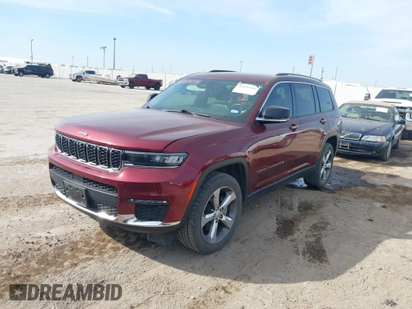2021 Jeep Grand Cherokee Limited with VIN 1C4RJKBGXM8119742, listed as a IAAI auction lot 41839316 with 86,491 mi miles and . Bid and sale history available at DreamBid. Image 14.