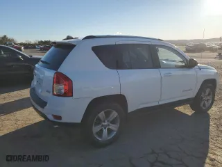 2012 Jeep Compass Latitude with VIN 1C4NJDEB1CD621748, listed as a Copart auction lot 80527374 with 0 mi miles and Salvage Title. Bid and sale history available at carsss.com. Image 3.