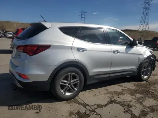 2018 Hyundai Santa Fe 2.4L z VIN 5XYZTDLB7JG572441, wystawiony jako Copart lot #52810145 z przebiegiem 106 578 mil mil oraz Szkoda całkowita • Salvage title. Historia ofert i sprzedaży dostępna na DreamBid. Obrazek 3.