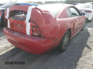 2002 Ford Mustang Standard with VIN 1FAFP40462F162298, listed as a Copart auction lot 49932615 with 0 mi miles and Salvage Title. Bid and sale history available at carsss.com. Image 3.