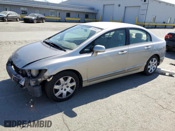 2006 Honda Civic LX with VIN 1HGFA16526L040928, listed as a Copart auction lot 56055025 with 225,209 mi miles and Salvage Title. Bid and sale history available at DreamBid. Image 1.
