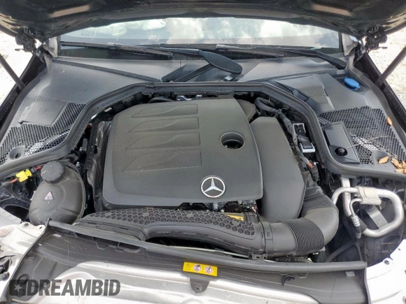 2020 Mercedes-Benz C 300 with VIN W1KWJ8DB2LG035075, listed as a Copart auction lot 59785705 with 27,792 mi miles and Salvage title. Bid and sale history available at DreamBid. Image 11.