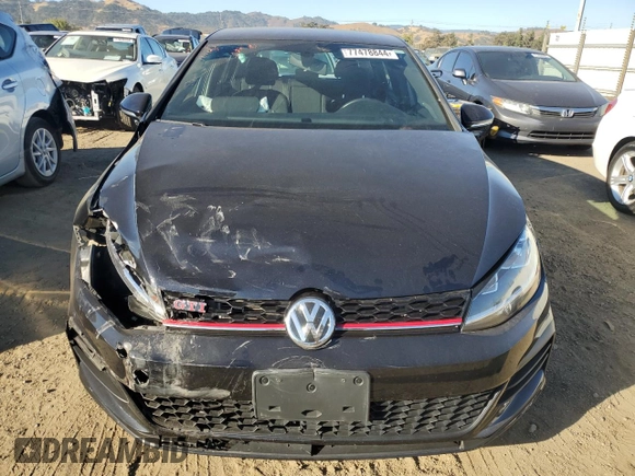 2020 Volkswagen GTI S с VIN 3VW5T7AU3LM000967, выставлен на аукционе Copart как лот 77478844 с пробегом 35 817 миль миль и Списание • Salvage title. История ставок и продаж доступна на DreamBid. Изображение 5.