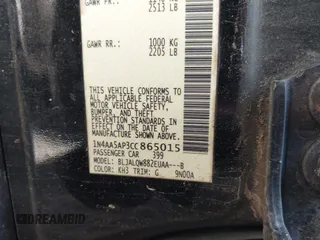 2012 Nissan Maxima S z VIN 1N4AA5AP3CC865015, wystawiony jako IAAI lot #41848424 z przebiegiem 133 011 mil mil oraz . Historia ofert i sprzedaży dostępna na DreamBid. Obrazek 9.