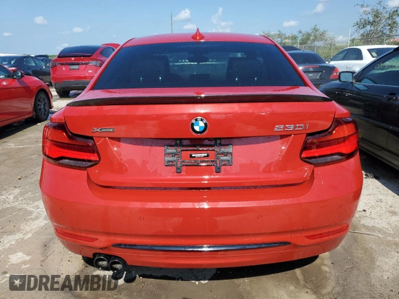 2020 BMW 2 Series 230i xDrive with VIN WBA2J3C06L7F02008, listed as a Copart auction lot 51309933 with 14,638 mi miles. Bid and sale history available at carsss.com. Image 6.