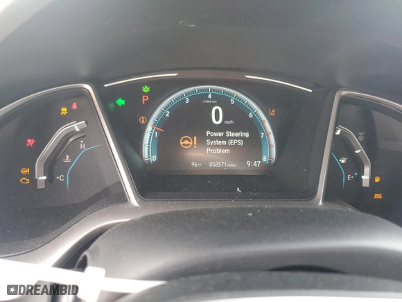 2017 Honda Civic Sedan Touring with VIN 19XFC1F98HE018889, listed as a Copart auction lot 66305154 with 58,571 mi miles and Salvage Title. Bid and sale history available at carsss.com. Image 9.