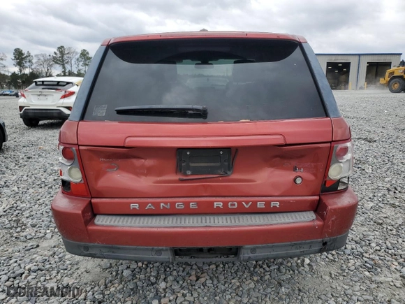 2009 Land Rover Range Rover Sport HSE with VIN SALSK25419A199957, listed as a Copart auction lot 44385835 with 229,458 mi miles and Salvage Title. Bid and sale history available at carsss.com. Image 6.