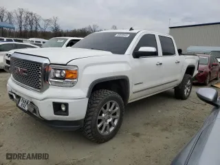 2014 GMC Sierra 1500 Denali with VIN 3GTU2WEJ0EG509007, listed as a Copart auction lot 46838645 with 114,548 mi miles and Salvage Title. Bid and sale history available at carsss.com. Image 1.