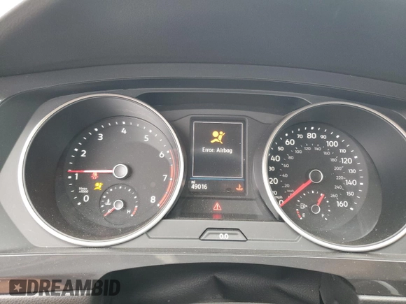 2020 Volkswagen Tiguan S with VIN 3VV0B7AX9LM108716, listed as a Copart auction lot 60853075 with 49,016 mi miles and Salvage title. Bid and sale history available at DreamBid. Image 9.