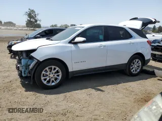 2018 Chevrolet Equinox LT with VIN 3GNAXJEV5JS575139, listed as a Copart auction lot 61451755 with 137,126 mi miles and Salvage title. Bid and sale history available at DreamBid. Image 1.