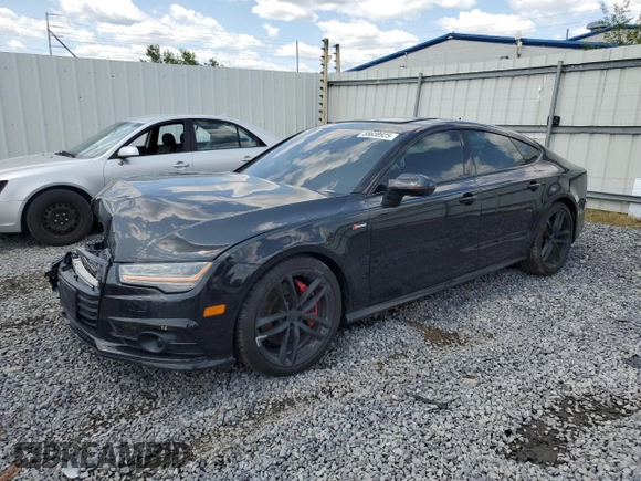 2018 Audi A7 Premium Plus with VIN WAUW3AFC8JN077743, listed as a Copart auction lot 58638925 with 49,062 mi miles and Salvage title. Bid and sale history available at DreamBid. Image 1.