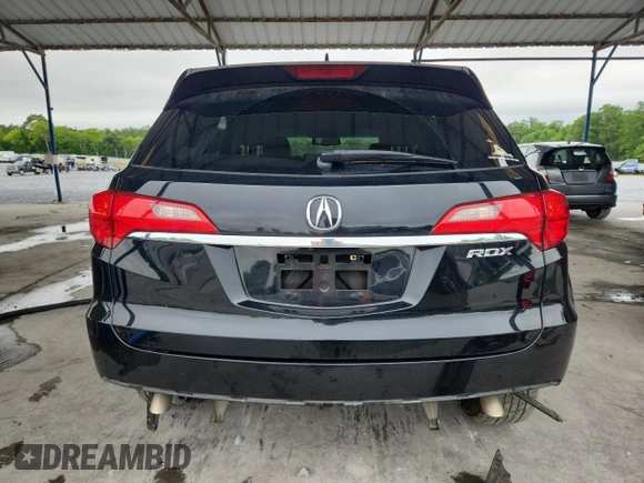 2013 Acura RDX Technology with VIN 5J8TB3H57DL006604, listed as a Copart auction lot 58535985 with 135,186 mi miles and Salvage title. Bid and sale history available at DreamBid. Image 6.