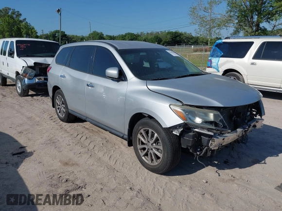 2014 Nissan Pathfinder SL with VIN 5N1AR2MN9EC673446, listed as a IAAI auction lot 39261668 with 125,419 mi miles and . Bid and sale history available at DreamBid. Image 1.
