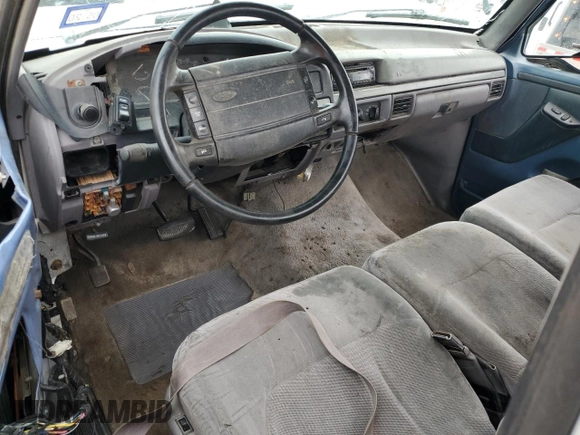 1995 Ford F-150 with VIN 1FTEF15N3SNA16648, listed as a Copart auction lot 55693755 with Not provided miles and Salvage title. Bid and sale history available at DreamBid. Image 8.