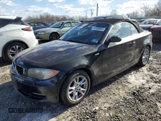 2009 BMW 1 Series 128i with VIN WBAUN13569VH80540, listed as a Copart auction lot 87488044 with 159,819 mi miles and Clean Title. Bid and sale history available at carsss.com. Image 1.