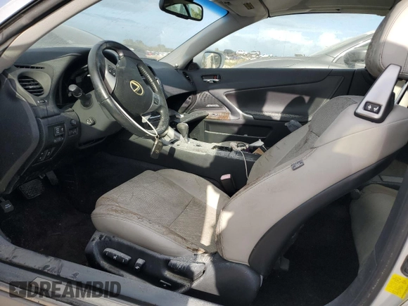 2014 Lexus IS 250 C with VIN JTHFF2C25E2529794, listed as a Copart auction lot 78642364 with Not provided miles and Non repairable. Bid and sale history available at DreamBid. Image 7.
