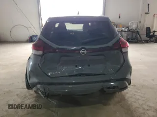 2021 Nissan Kicks SV with VIN 3N1CP5CV8ML497758, listed as a Copart auction lot 46814795 with 52,813 mi miles and Salvage Title. Bid and sale history available at carsss.com. Image 6.